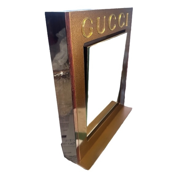Vintage GUCCI Tabletop Retail Merchandise Vanity Mirror W❤️W!! - Picture 3 of 12